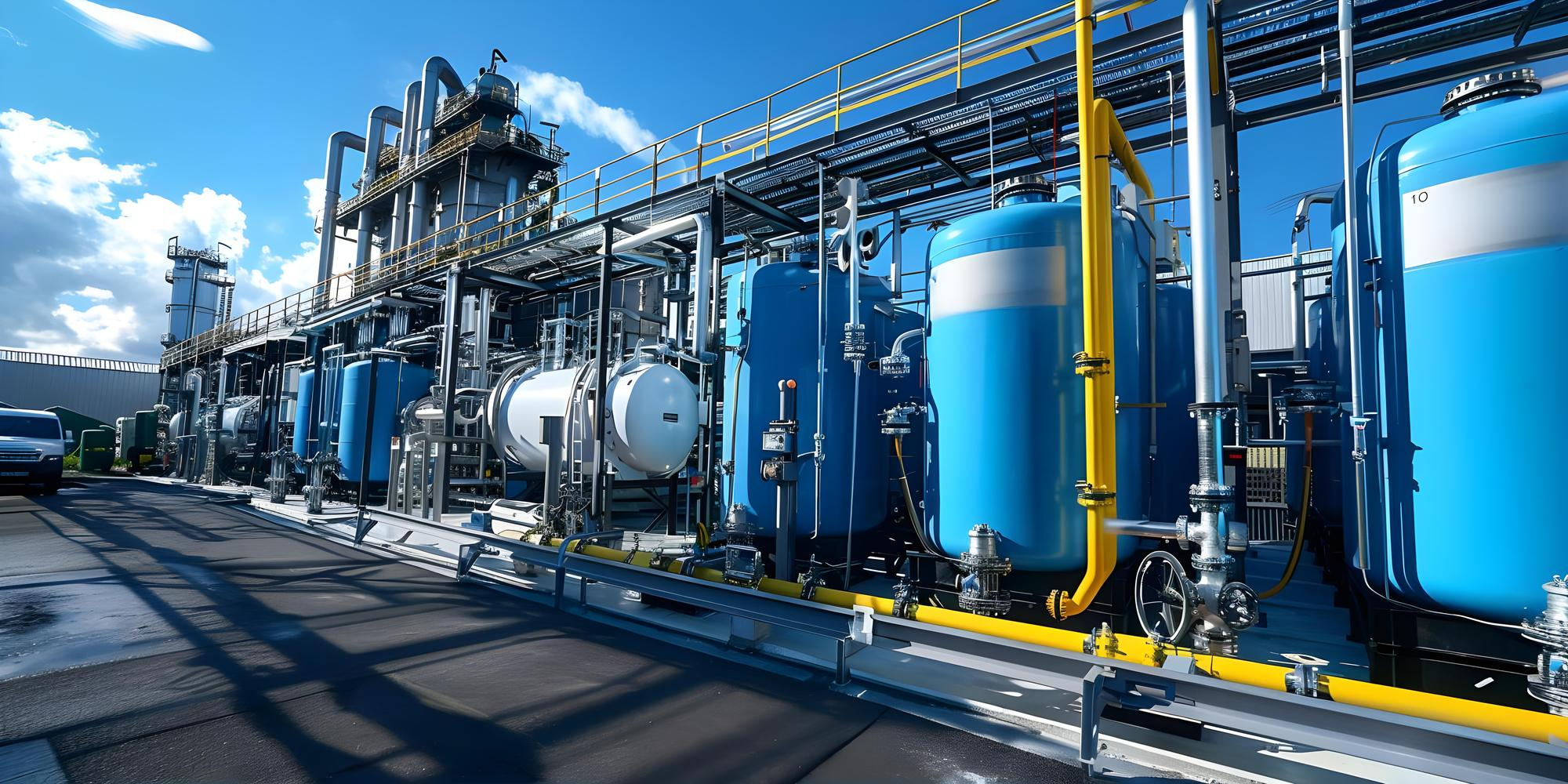 Industrial gas storage facility